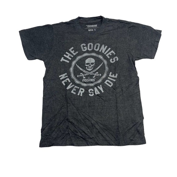 The Goonies Never Say Die Movie Tee Thrifted Vintage Style Size S - Picture 1 of 8